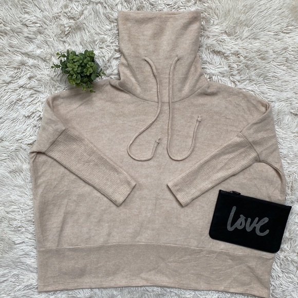 Cherish Hacci Turtleneck Tunic 💗 Oatmeal - Picture 2 of 13